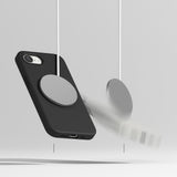 Husa pentru iPhone 16e, Ringke Silicone Magnetic MagSafe, negru