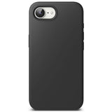 Husa pentru iPhone 16e, Ringke Silicone Magnetic MagSafe, negru
