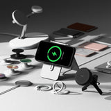 Husa pentru iPhone 16e, Ringke Silicone Magnetic MagSafe, negru