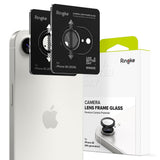 Folie de protectie pentru iPhone 16e, Ringke Camera Lens Frame Glass (2 pack)