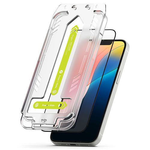 Folie de protectie pentru iPhone 16e, Ringke Easy Slide Tempered Glass (2 pack)