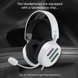 Casti gaming Havit (H2038U), cu Microphone, 50mm Speaker, USB, 2m, negru