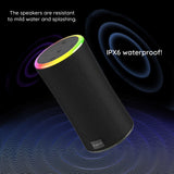 Boxa portabila Havit (SK833BT), Type-C, Bluetooth 5.3, TWS, TF, USB, Hands-Free Calls, Lumini RGB, IPX6, 4000mAh, negru