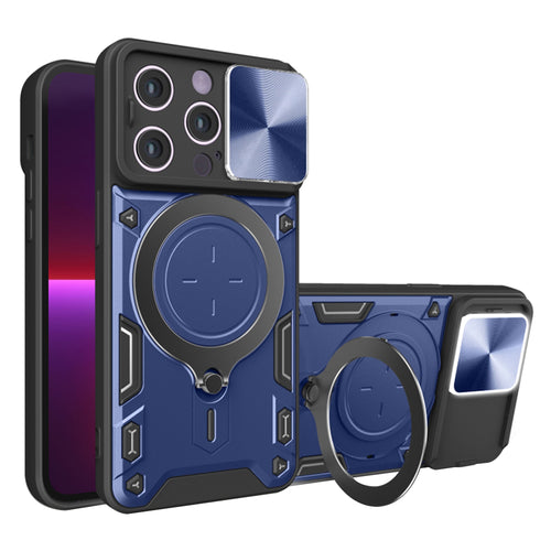 Husa pentru iPhone 13 Pro, Techsuit CamGuard Pro, albastru