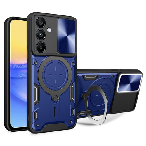 Husa pentru Samsung Galaxy A15 4G, Techsuit CamGuard Pro, albastru
