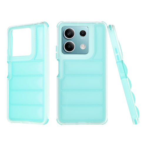 Husa pentru Xiaomi Redmi Note 13 5G, Techsuit Wave Shield, turcoaz