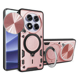 Husa pentru Xiaomi Redmi Note 14 Pro 5G, Techsuit CamGuard Pro, roz auriu