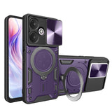 Husa pentru Xiaomi Redmi 13C 5G, Techsuit CamGuard Pro, albastru