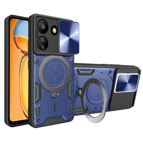 Husa pentru Xiaomi Redmi 13C 4G, Techsuit CamGuard Pro, albastru