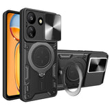 Husa pentru Xiaomi Redmi 13C 4G, Techsuit CamGuard Pro, albastru