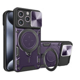 Husa pentru iPhone 15 Pro, Techsuit CamGuard Pro, albastru