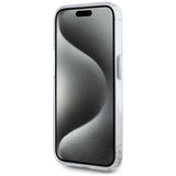 Husa pentru iPhone 15 Pro, Karl Lagerfeld IML MagSafe (KLHMP15LHLSKIH), alb