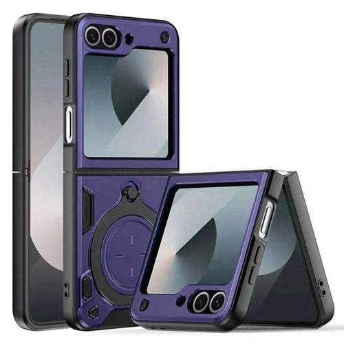 Husa pentru Samsung Galaxy Z Flip6, Techsuit CamGuard Pro, mov