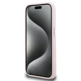 Husa pentru iPhone 15 Pro, Karl Lagerfeld Silicone MagSafe (KLHMP15LSCMKMPCP), roz
