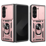 Husa pentru Samsung Galaxy Z Fold6, Techsuit CamShield Series, roz