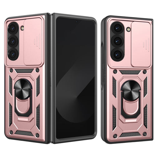 Husa pentru Samsung Galaxy Z Fold6, Techsuit CamShield Series, roz