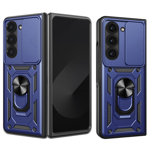Husa pentru Samsung Galaxy Z Fold6, Techsuit CamShield Series, albastru