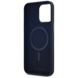 Husa pentru iPhone 15 Pro, Karl Lagerfeld Silicone MagSafe (KLHMP15LSCMKMPCK), negru