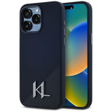 Husa pentru iPhone 15 Pro, Karl Lagerfeld Silicone MagSafe (KLHMP15LSCMKMPCK), negru