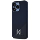 Husa pentru iPhone 15 Pro, Karl Lagerfeld Silicone MagSafe (KLHMP15LSCMKMPCK), negru