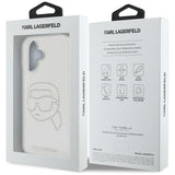 Husa pentru iPhone 16, Karl Lagerfeld IML Rhinestones (KLHCP16SHKHDCELT), transparenta