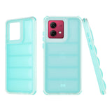 Husa pentru Motorola Moto G84, Techsuit Wave Shield, turcoaz