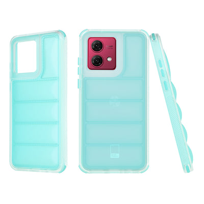 Husa pentru Motorola Moto G84, Techsuit Wave Shield, turcoaz