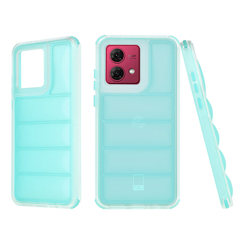 Husa pentru Motorola Moto G84, Techsuit Wave Shield, turcoaz