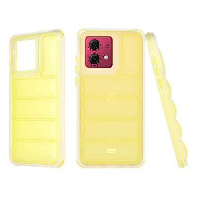 Husa pentru Motorola Moto G84, Techsuit Wave Shield, galben