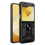 Husa pentru Samsung Galaxy Z Flip6, Techsuit CamShield Series, albastru