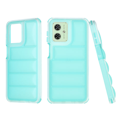 Husa pentru Motorola Moto G54, Techsuit Wave Shield, turcoaz