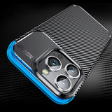 Husa pentru OnePlus 13R, Techsuit CarbonFiber, negru