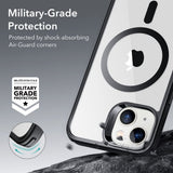 Husa pentru iPhone 13, ESR Classic Hybrid HaloLock, negru;transparenta