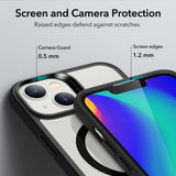 Husa pentru iPhone 13, ESR Classic Hybrid HaloLock, negru;transparenta
