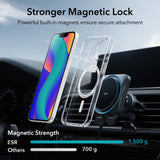 Husa pentru iPhone 13, ESR Classic Hybrid HaloLock, negru;transparenta