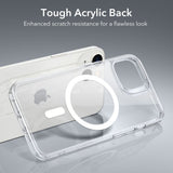 Husa pentru iPhone 13, ESR Classic Hybrid HaloLock, negru;transparenta