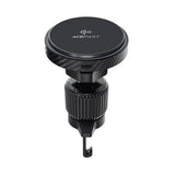 Suport auto Acefast cu Wireless Charging (D33), pentru iPhone, Prindere magnetica, pentru Grila ventilatie, Qi2, LED Light, 15W, negru