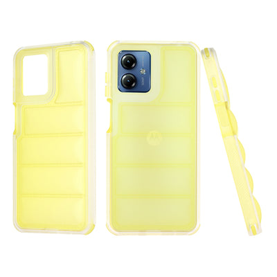 Husa pentru Motorola Moto G14, Techsuit Wave Shield, galben