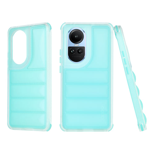 Husa pentru OPPO Reno10, Techsuit Wave Shield, turcoaz