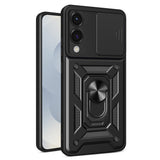 Husa pentru Samsung Galaxy S25 Edge, Techsuit CamShield Series, albastru