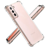Husa pentru Samsung Galaxy S21 5G, Techsuit Shockproof Clear Silicone, transparenta