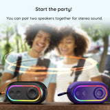 Boxa portabila Havit (SK809BT), USB-C, Bluetooth 5.3, TWS, TF, USB, FM, AUX, Hands-Free Call, RGB, IPX5, 1200mAh, negru
