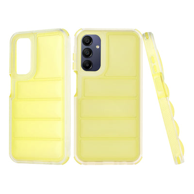 Husa pentru Samsung Galaxy A15 4G, Techsuit Wave Shield, galben