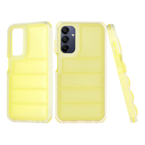 Husa pentru Samsung Galaxy A15 4G, Techsuit Wave Shield, galben