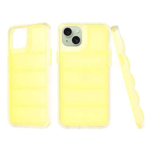 Husa pentru iPhone 15 Plus, Techsuit Wave Shield, galben