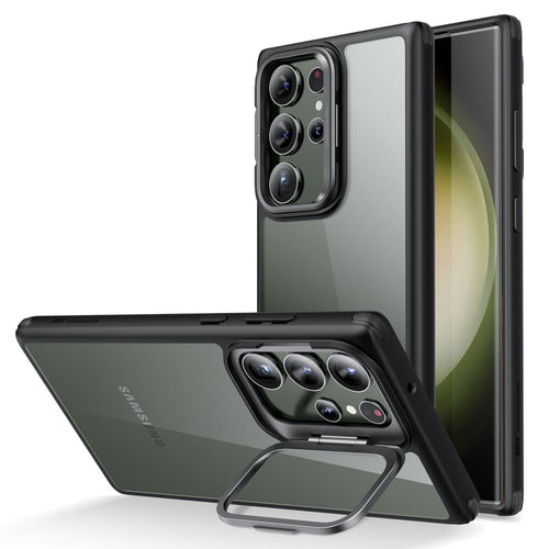 Husa pentru Samsung Galaxy S23 Ultra, ESR Classic Kickstand, negru;transparenta