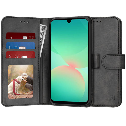 Husa pentru Samsung Galaxy A26 5G, Techsuit Diary Book, negru