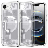 Husa pentru iPhone 16e, Spigen Ultra Hybrid Zero One MagSafe (ACS09142), alb
