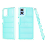 Husa pentru Motorola Moto E22, Techsuit Wave Shield, turcoaz