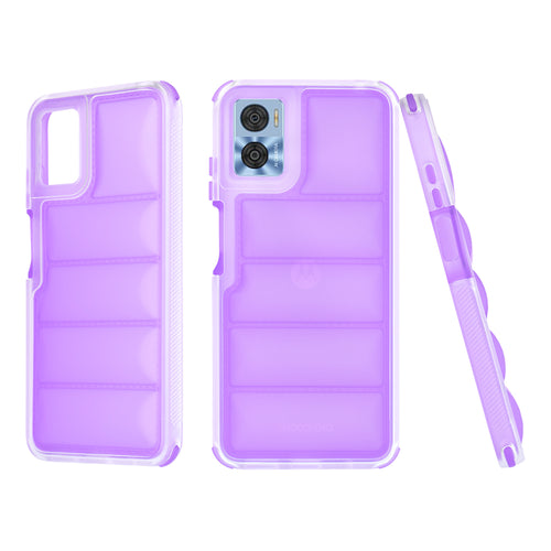 Husa pentru Motorola Moto E22, Techsuit Wave Shield, mov